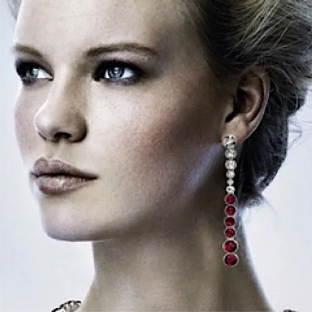 Swarovski hot Montana earrings - Picture 3 of 13